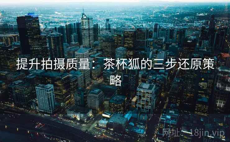 提升拍摄质量：茶杯狐的三步还原策略  第2张